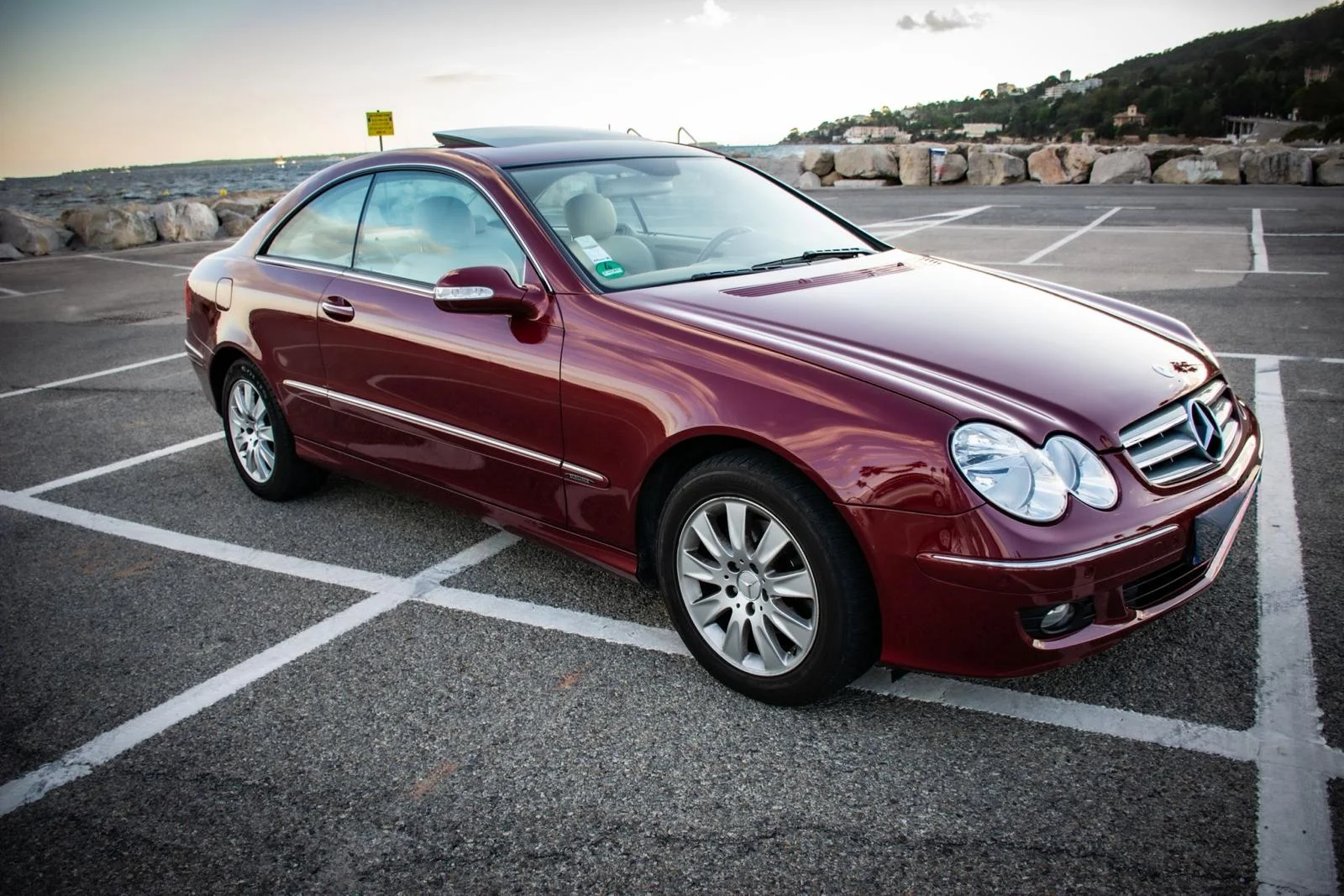 Mercedes CLK Coupé — vue