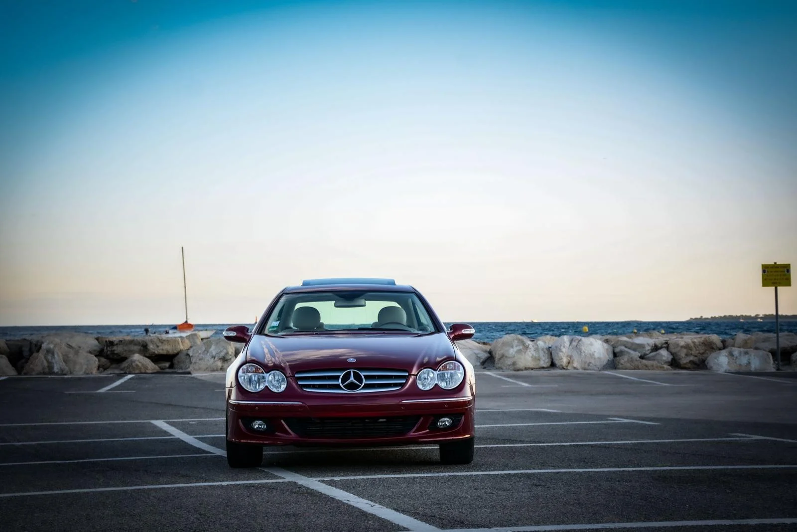 Mercedes CLK Coupé — vue