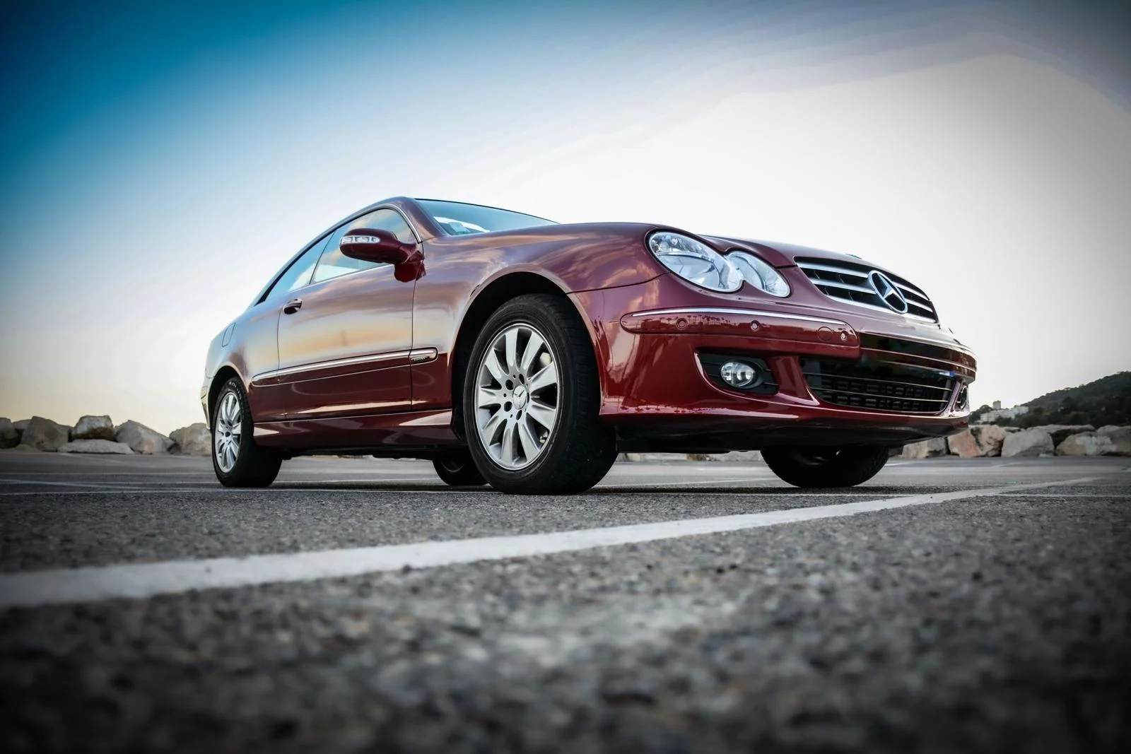 Mercedes CLK Coupé — vue